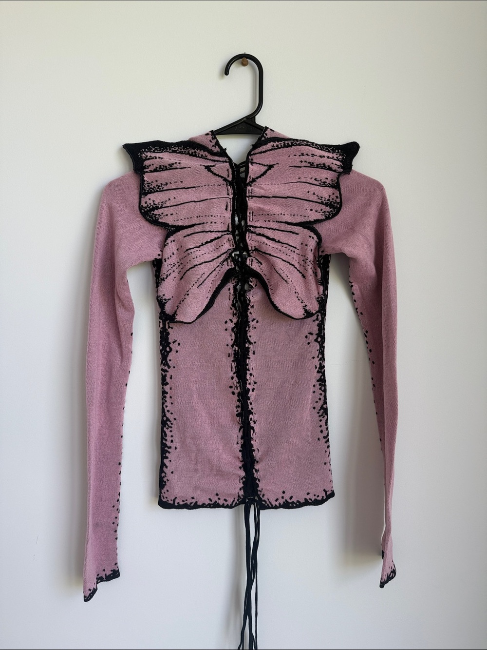 1Xblue exclusive pink butterfly cardigan - Picture 5 of 9